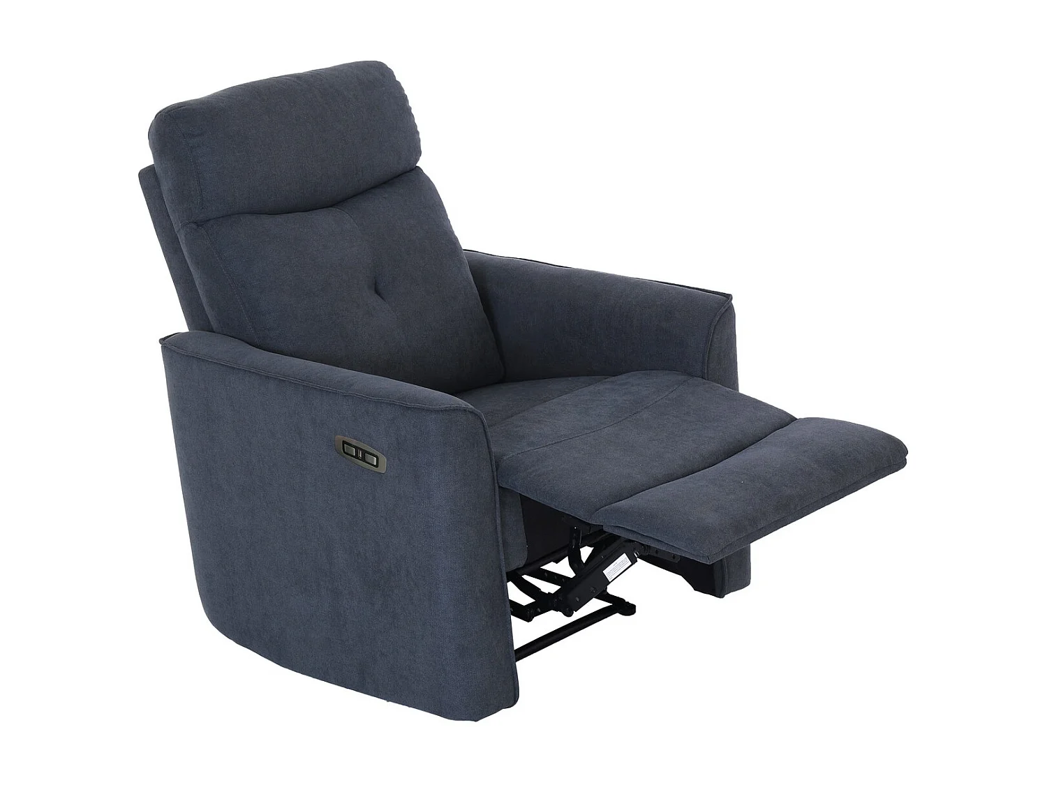 Fotel Zozkładany Enea Plus, Szary, 79x92x102 cm, Seven Design