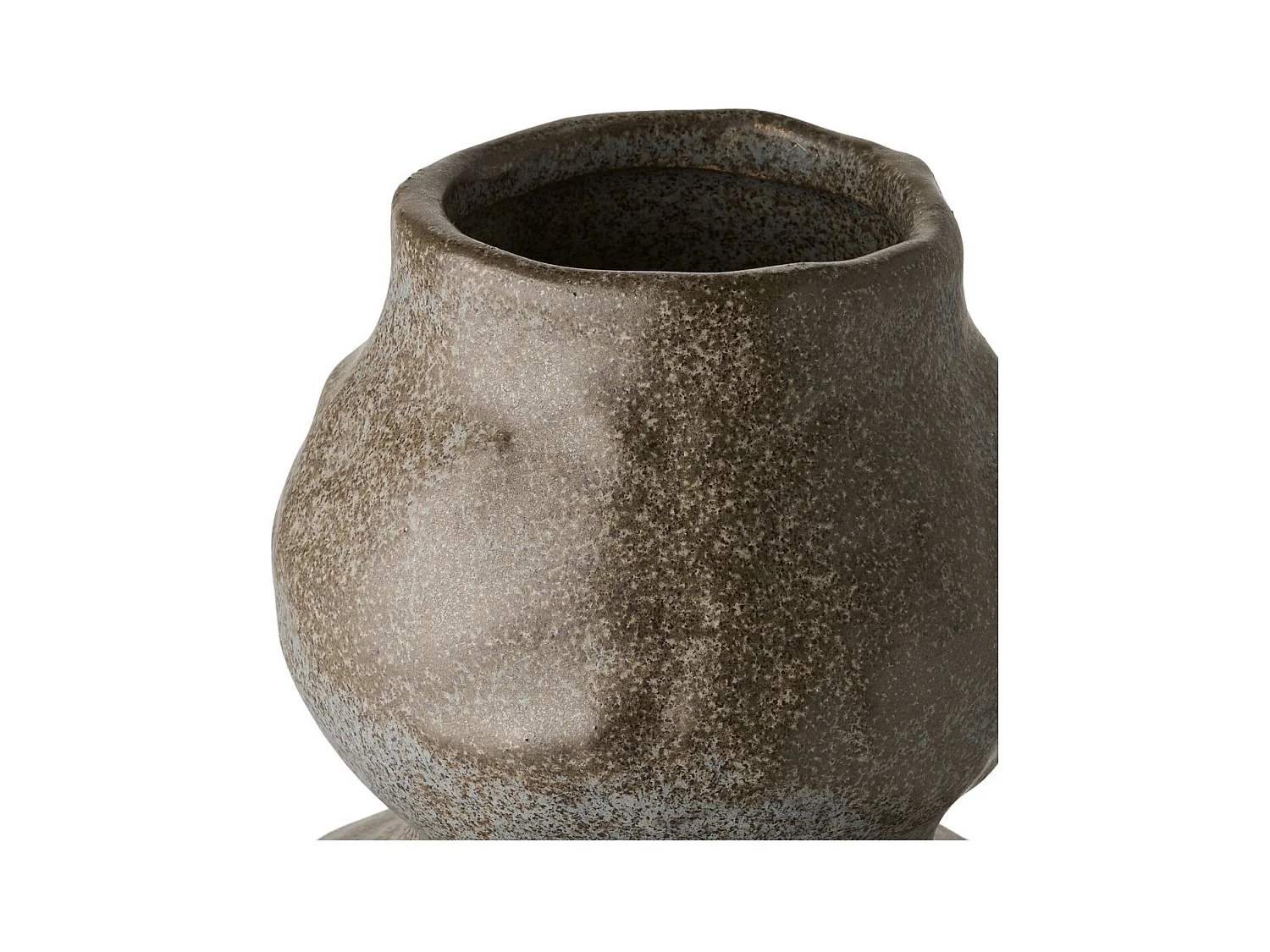 Vase Décoratif HN9, Marron, 14,5x14,5x33,5 cm, Seven Design