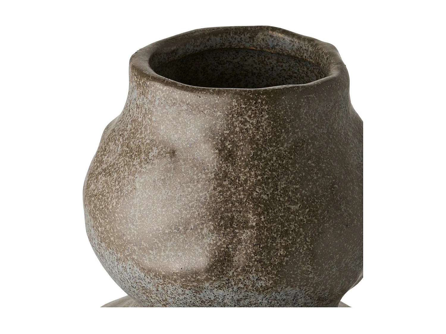 Vase Décoratif HN9, Marron, 14,5x14,5x33,5 cm, Seven Design