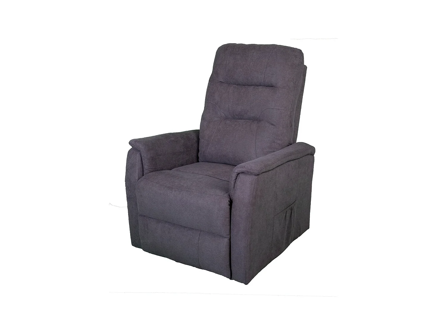 Recliner Stoel Ilaria - Grijs - 72x92x105 cm - Seven Design