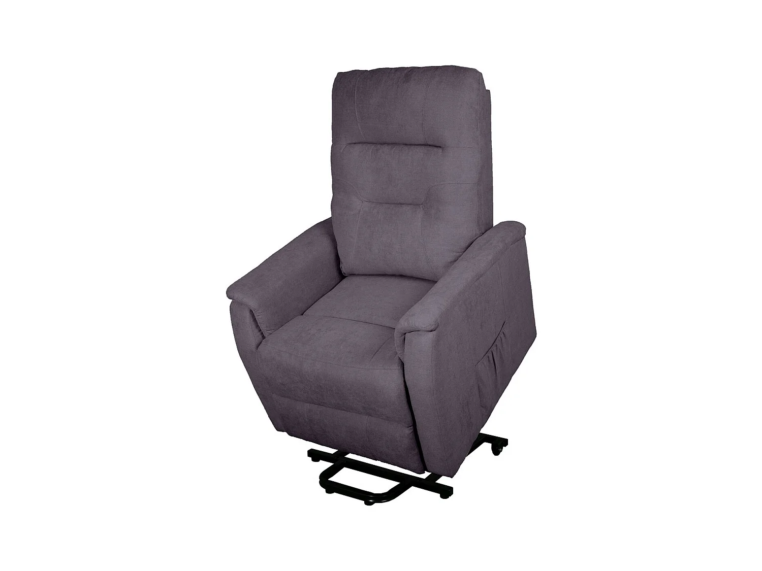 Recliner Stoel Ilaria - Grijs - 72x92x105 cm - Seven Design