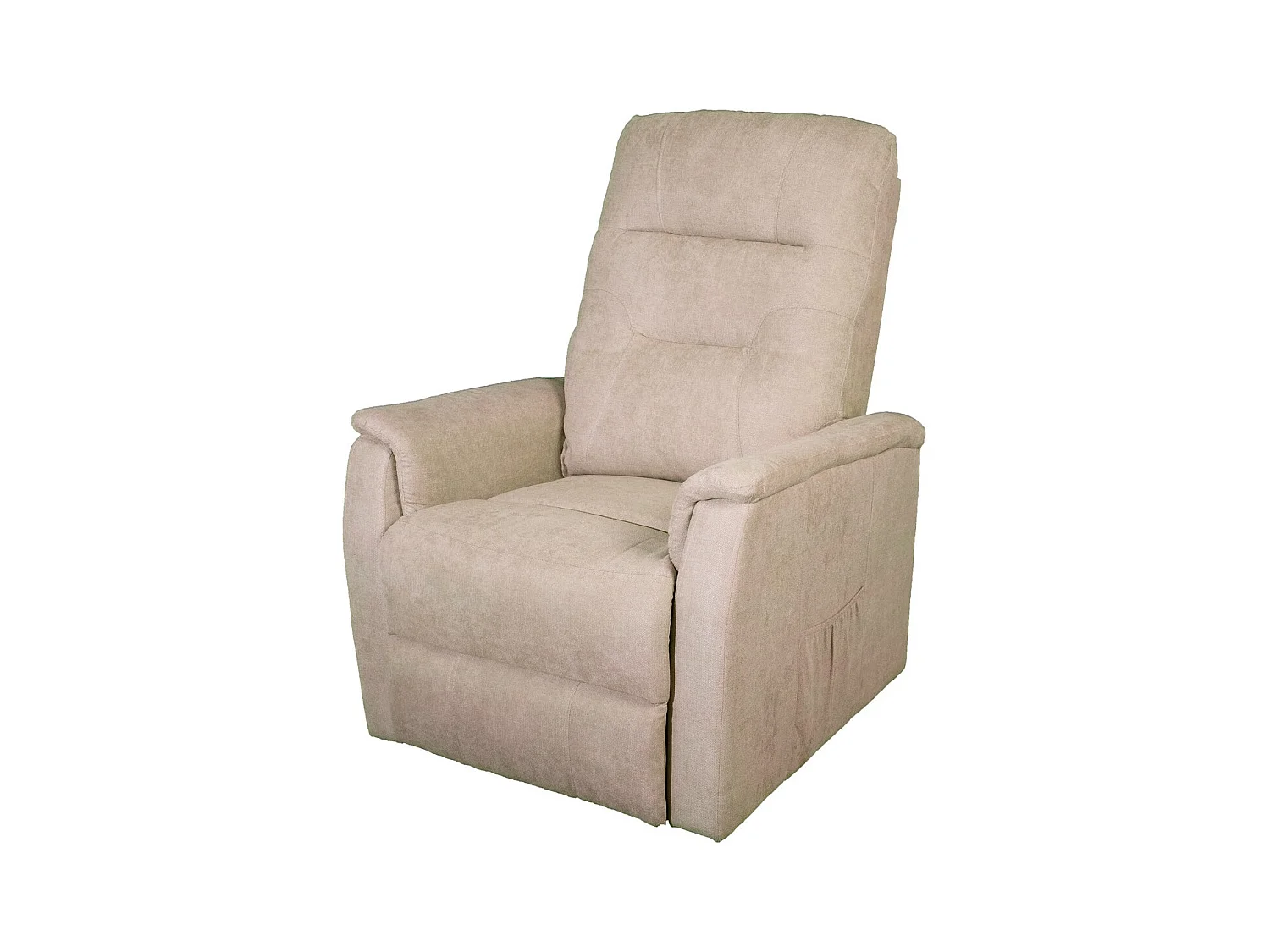 Fauteuil Inclinable Ilaria, Gris Tourterelle, 72x92x105 cm, Epikasa
