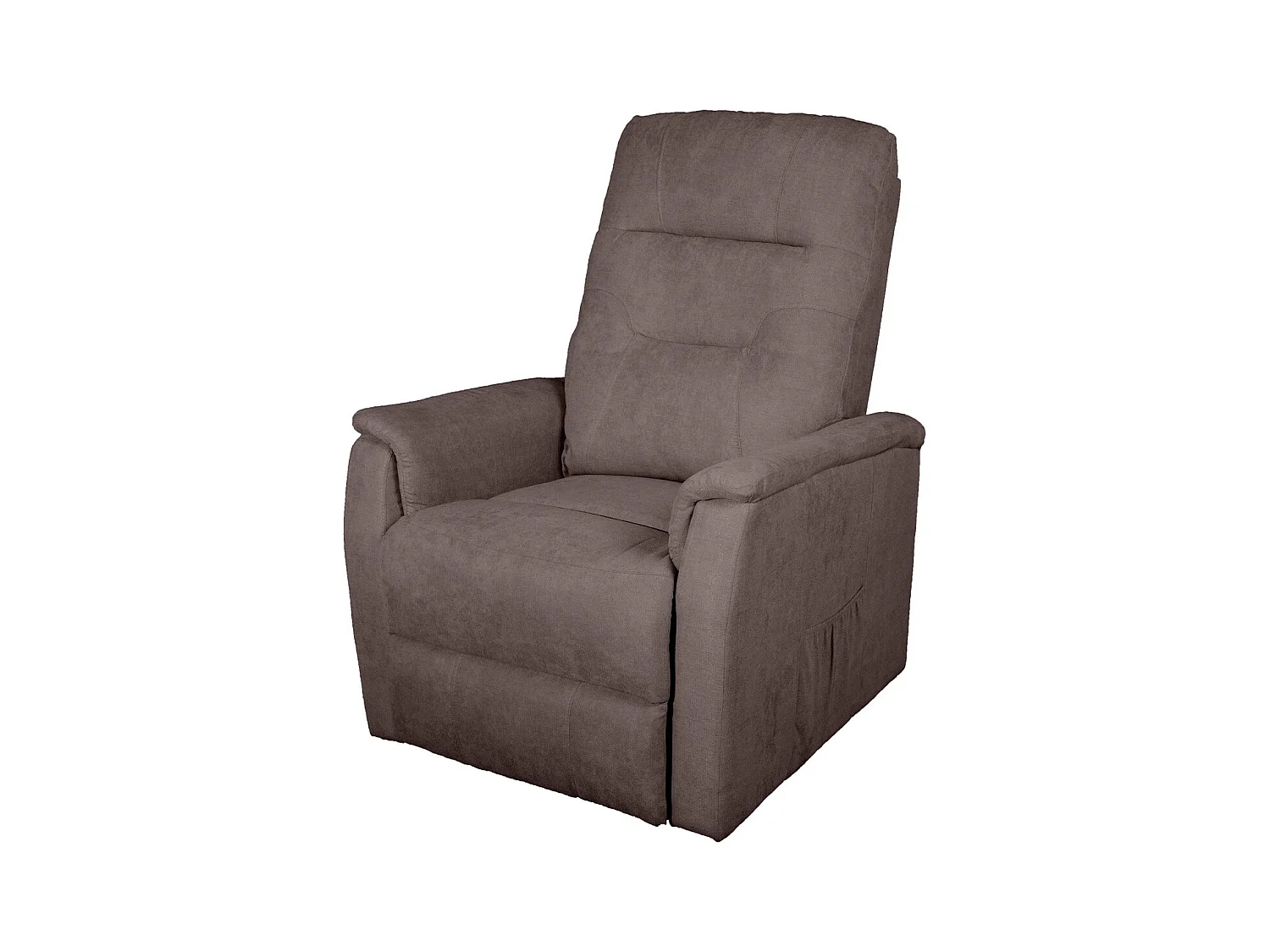 Recliner Stoel Ilaria - Bruin - 72x92x105 cm - Seven Design