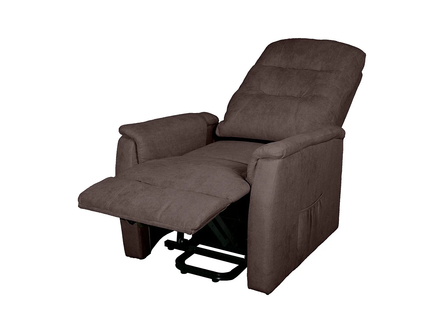 Recliner Stoel Ilaria - Bruin - 72x92x105 cm - Seven Design