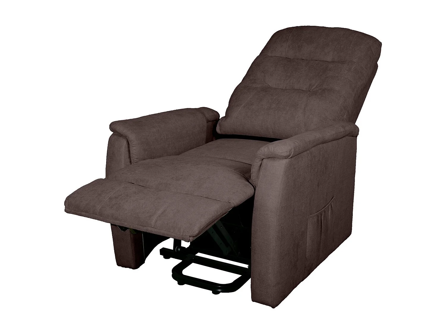 Fotel Zozkładany Ilaria, Brązowy, 72x92x105 cm, Seven Design