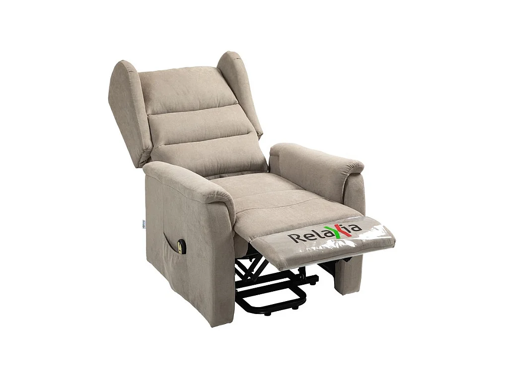 Recliner Stoel Alice - Duifgrijs - 72x92x104 cm - Seven Design