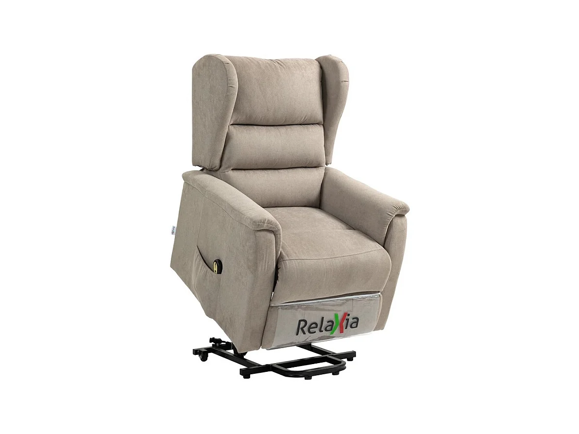 Recliner Stoel Alice - Duifgrijs - 72x92x104 cm - Seven Design