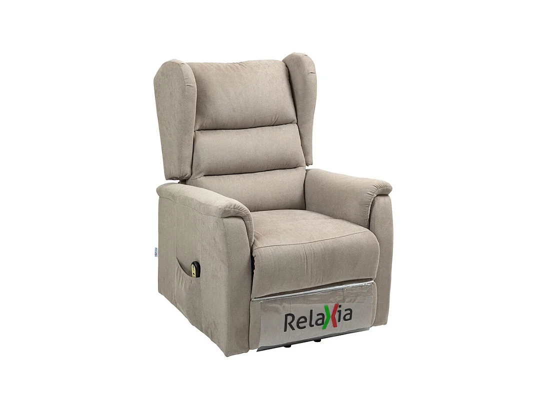 Fauteuil Inclinable Alice, Gris Tourterelle, 72x92x104 cm, Epikasa