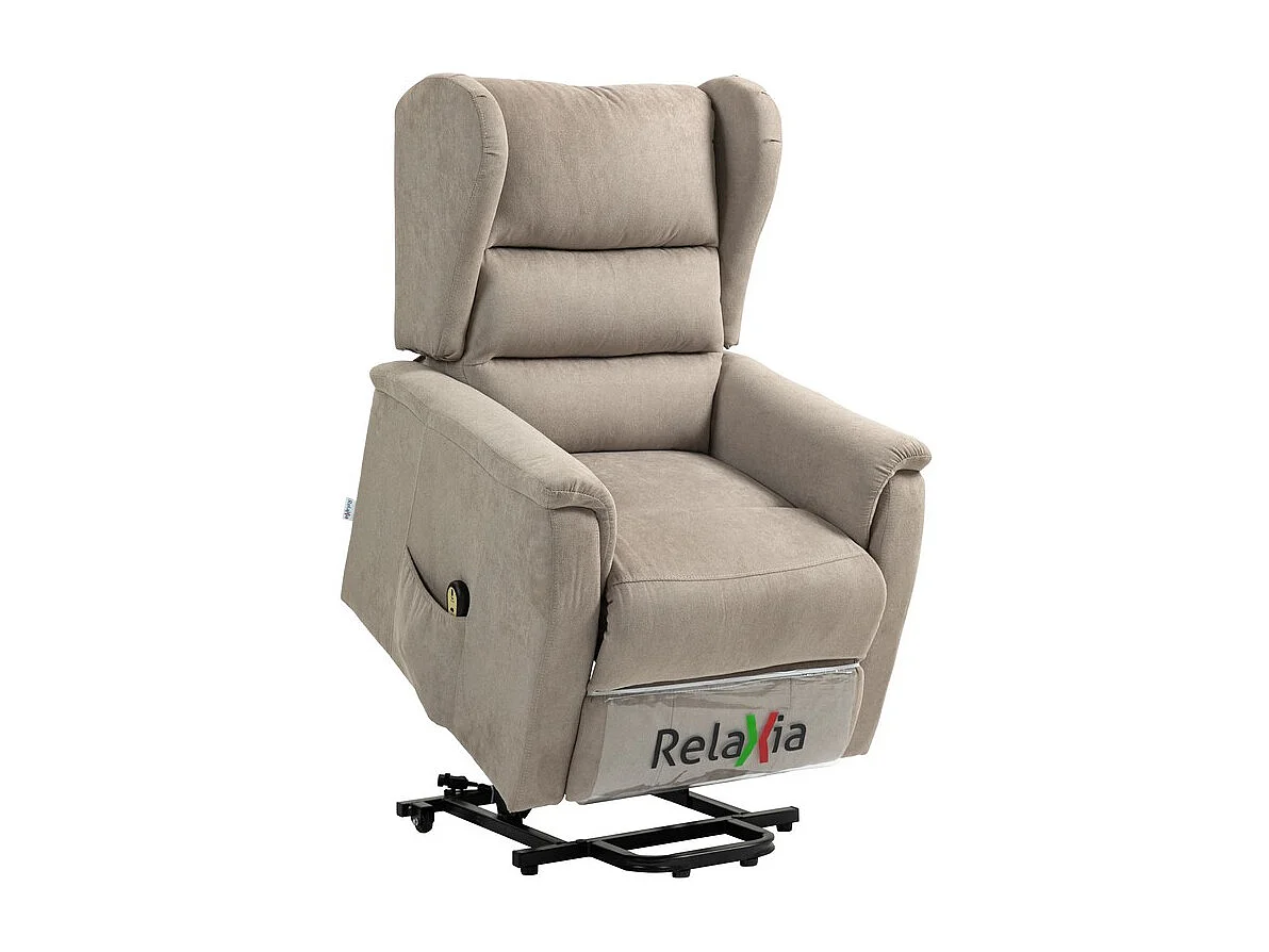 Fotel Zozkładany Alice, Gołębia Szarość, 72x92x104 cm, Seven Design