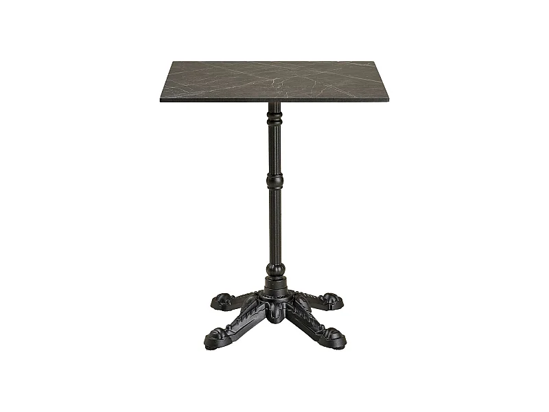 Tafel Bistro - Zwart - 60x60x73 cm - Epikasa