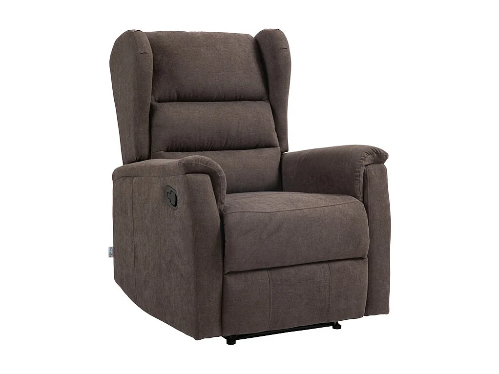 Fotel Zozkładany Lorella, Brązowy, 72x92x104 cm, Seven Design