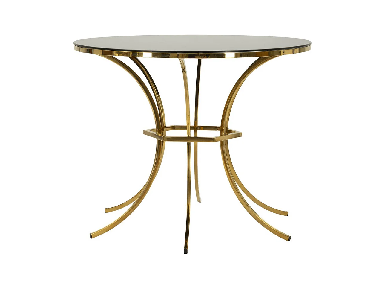 Tavolo MF877, Oro, 100x100x80 cm, Seven Design