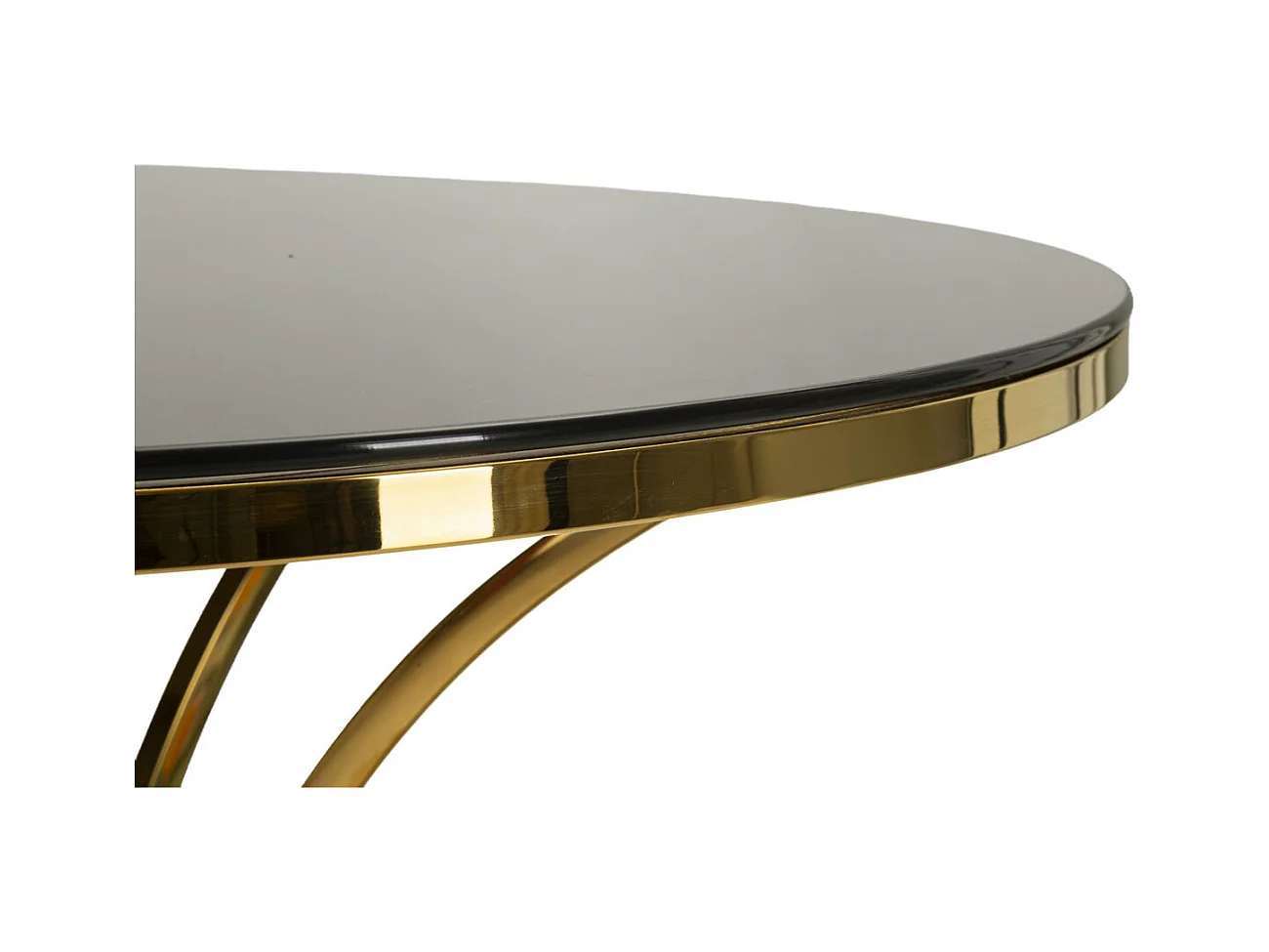 Tavolo MF877, Oro, 100x100x80 cm, Seven Design