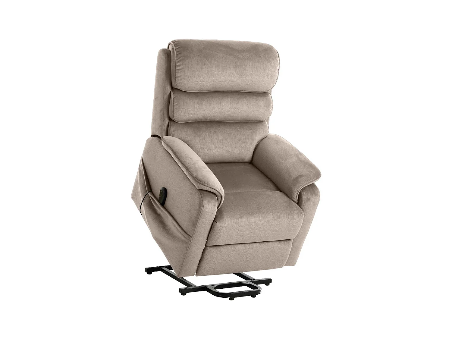 Poltrona Reclinabile Grazia Plus, Tortora, 81x91x107 cm, Seven Design