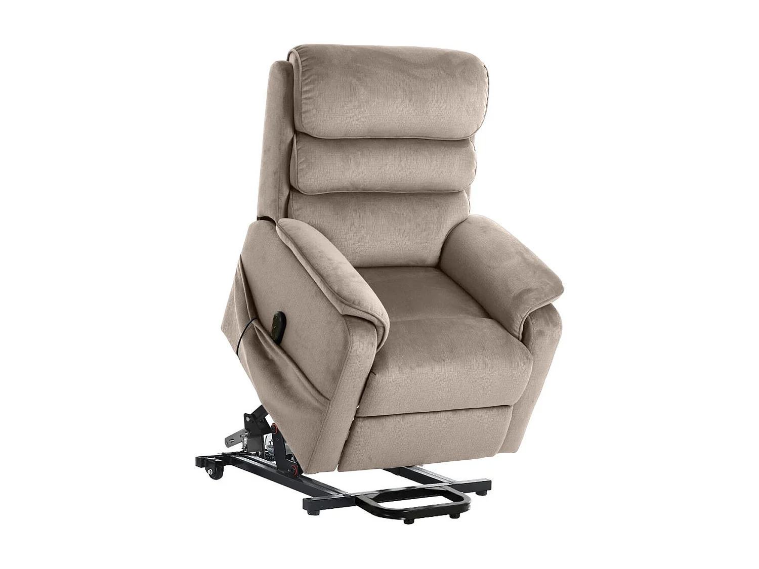 Poltrona Reclinabile Grazia Plus, Tortora, 81x91x107 cm, Seven Design