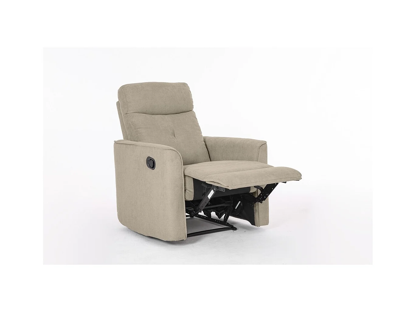 Recliner Stoel Enea - Duifgrijs - 79x92x102 cm - Seven Design