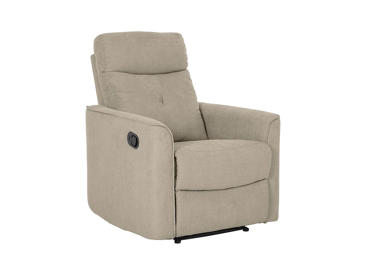 Fauteuil Inclinable Enea, Gris Tourterelle, 79x92x102 cm, Epikasa