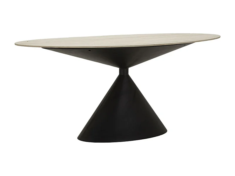 Tavolo MF893, Nero, 180x90x76 cm, Epikasa