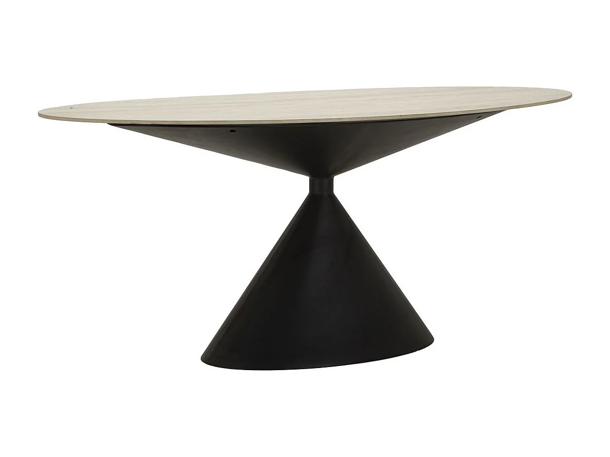 Tavolo MF893, Nero, 180x90x76 cm, Epikasa