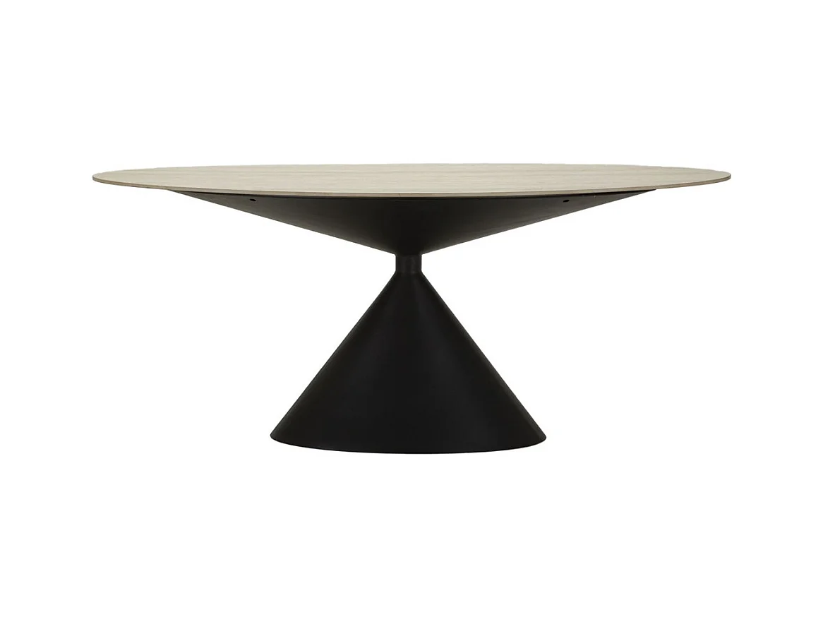 Tavolo MF893, Nero, 180x90x76 cm, Epikasa