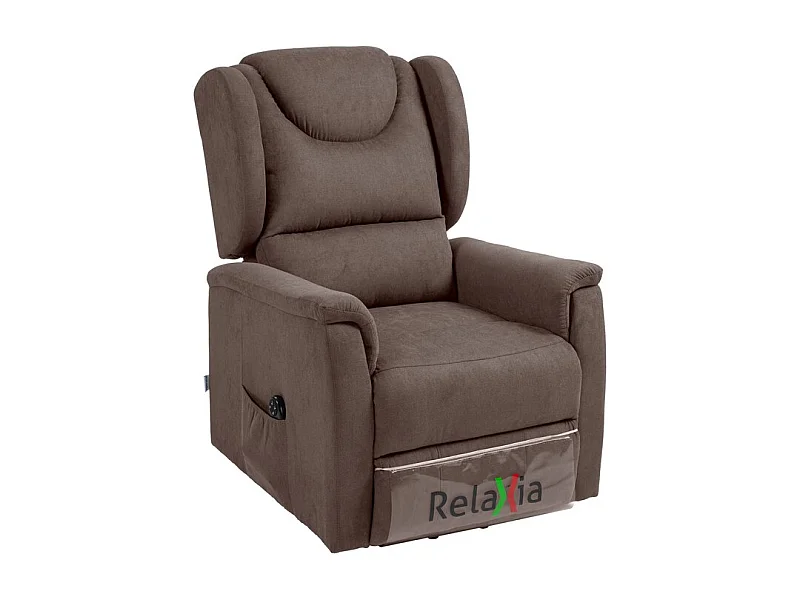 Poltrona Reclinabile Leda, Marrone, 72x92x104 cm, Epikasa