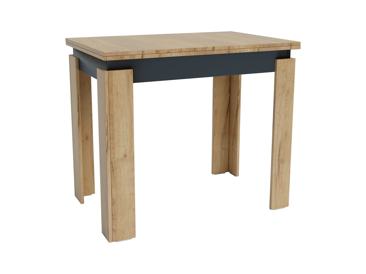 Table à Manger Honey, Marron, 90x60x77 cm, Epikasa