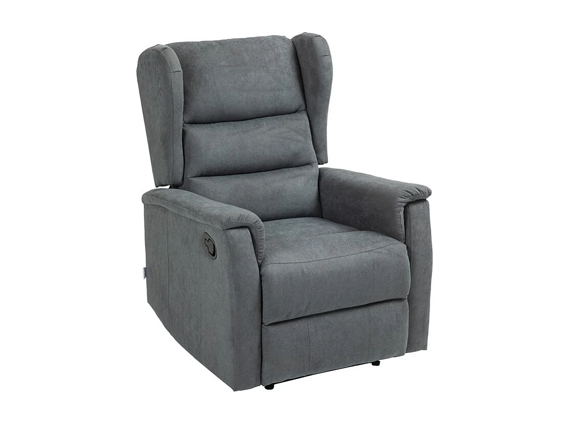 Fotel Zozkładany Lorella, Szary, 72x92x104 cm, Seven Design