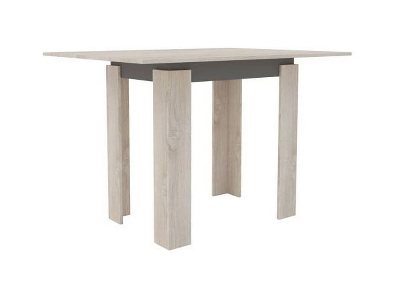 Table à Manger Star, Marron, 90x60x77 cm, Seven Design