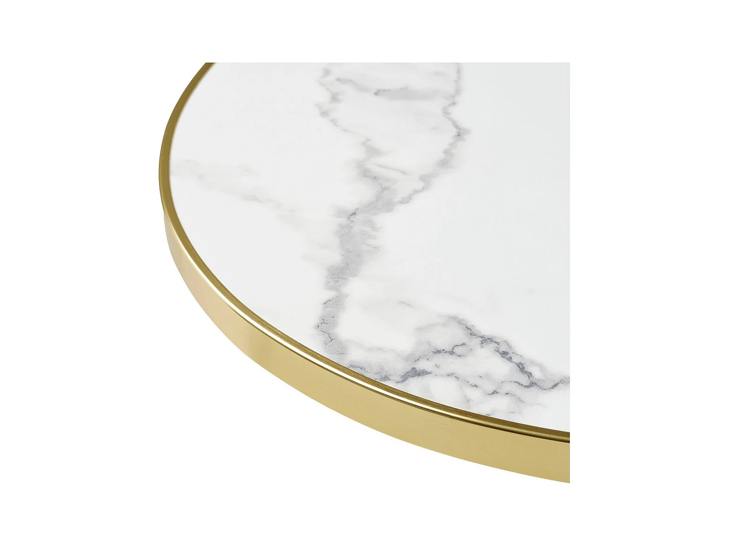 Table à Manger Bistro, Blanc, 60x60x73 cm, Seven Design