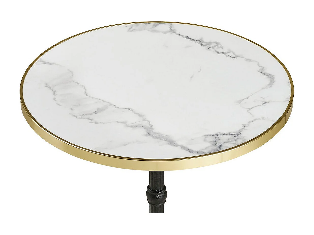 Stolik Bistro, Biały, 60x60x73 cm, Seven Design