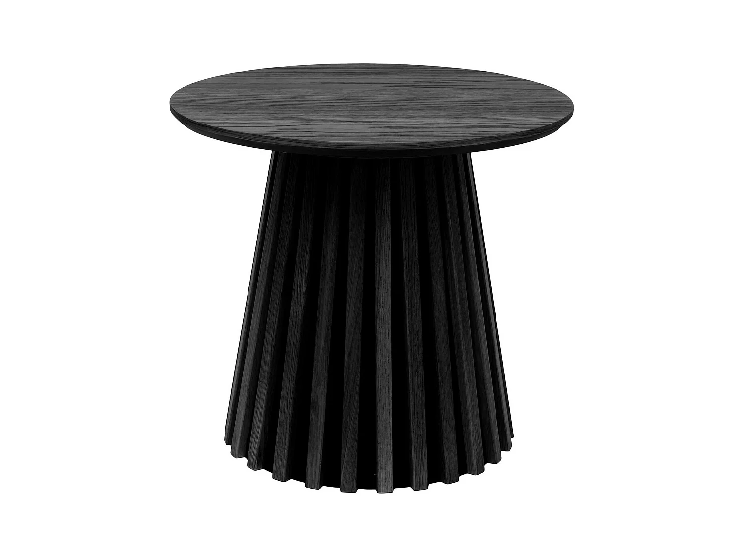 Table d'Appoint Osaka, Noir, 50x50x45 cm, Seven Design