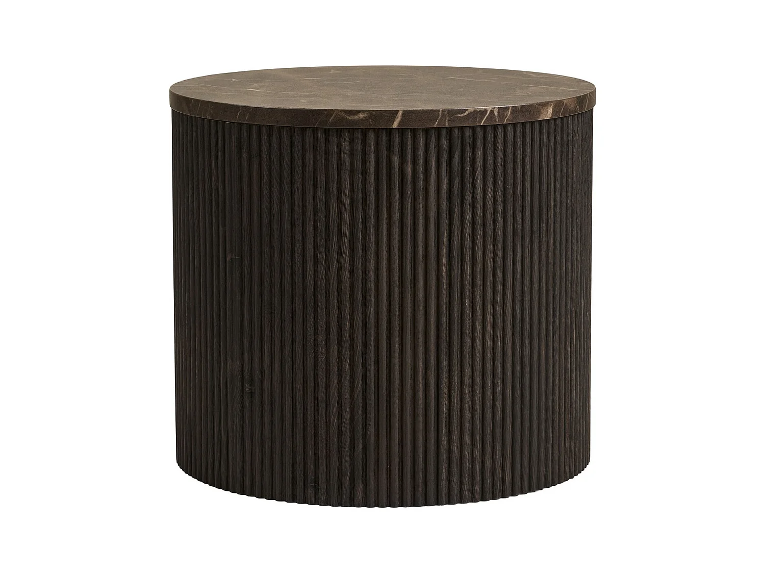 Table d'Appoint Rota, Marron, 45x45x40 cm, Seven Design