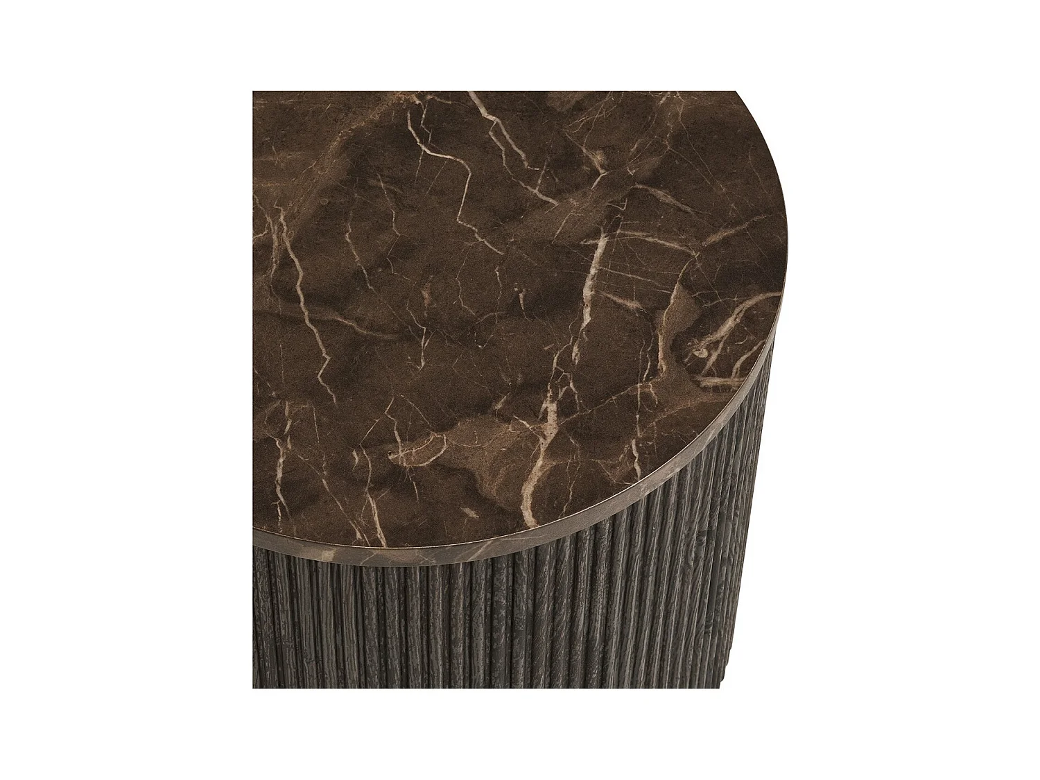 Table d'Appoint Rota, Marron, 45x45x40 cm, Seven Design