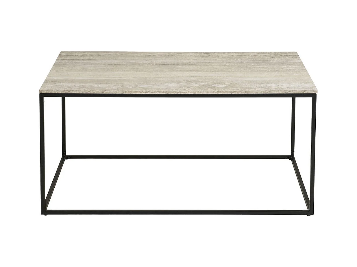 Table d'Appoint Vita, Beige, 90x60x45 cm, Seven Design