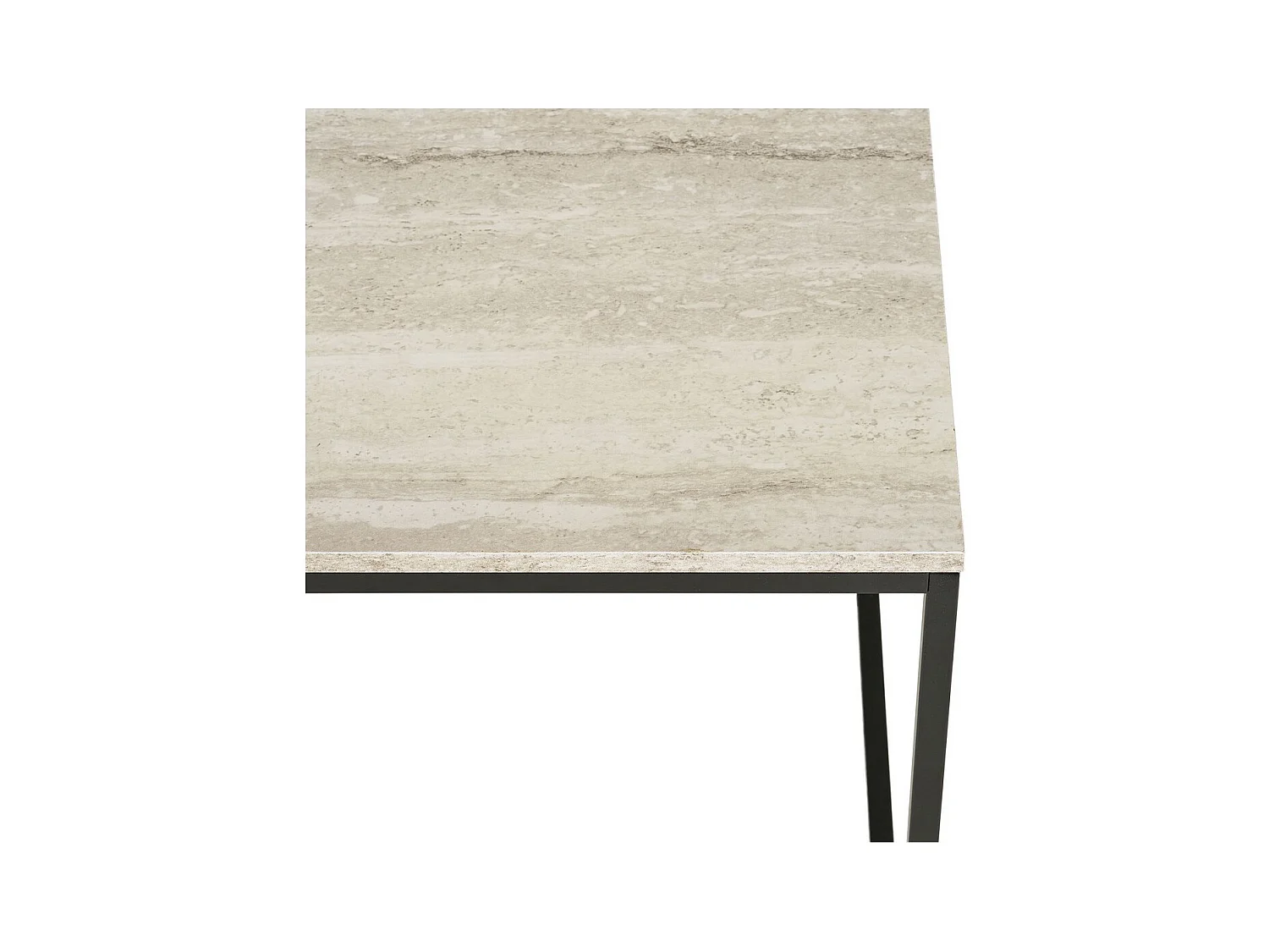 Table d'Appoint Vita, Beige, 90x60x45 cm, Seven Design