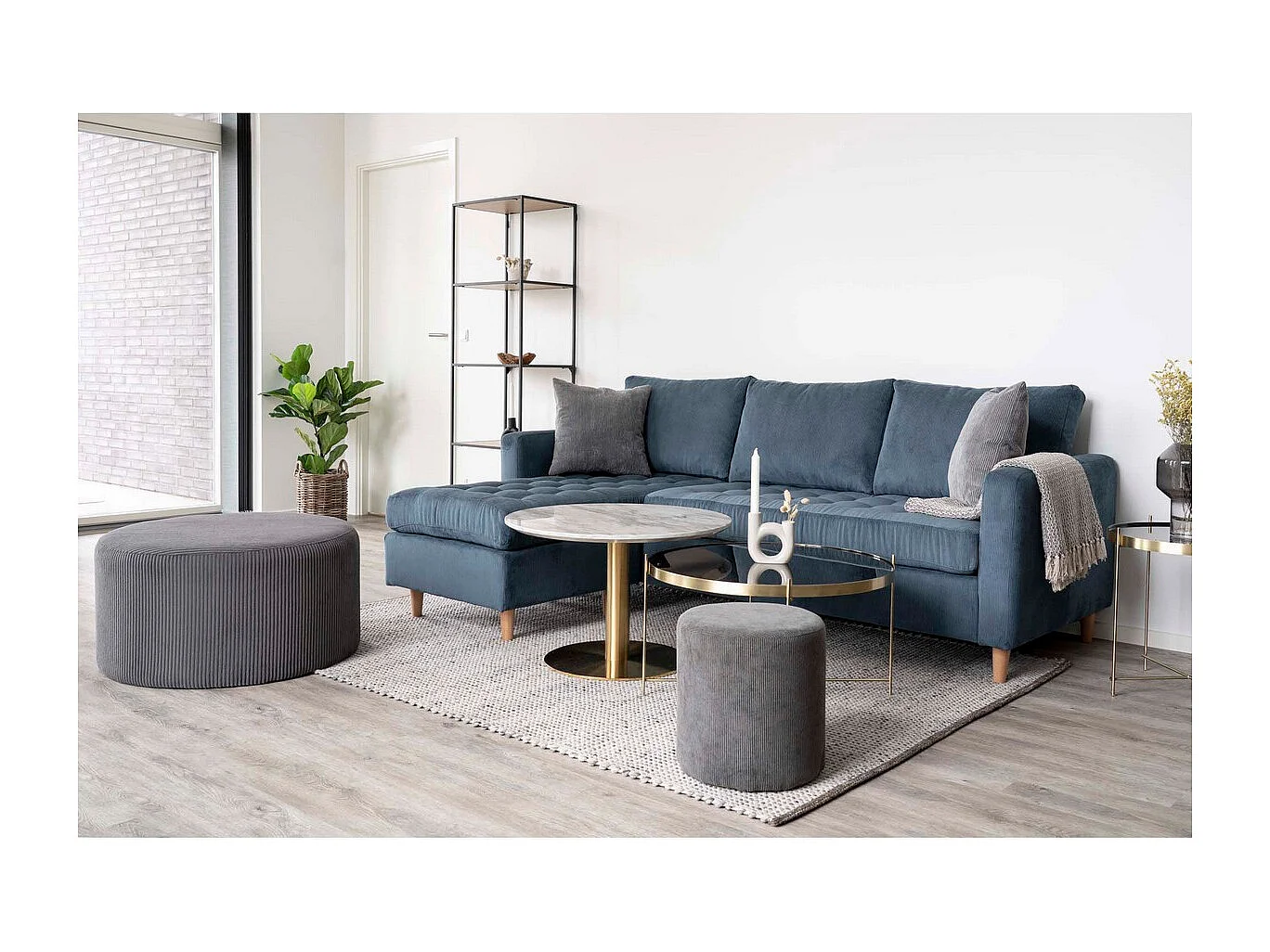 Stolik Kawowy Bolzano, Złoto, 70x70x45 cm, Seven Design