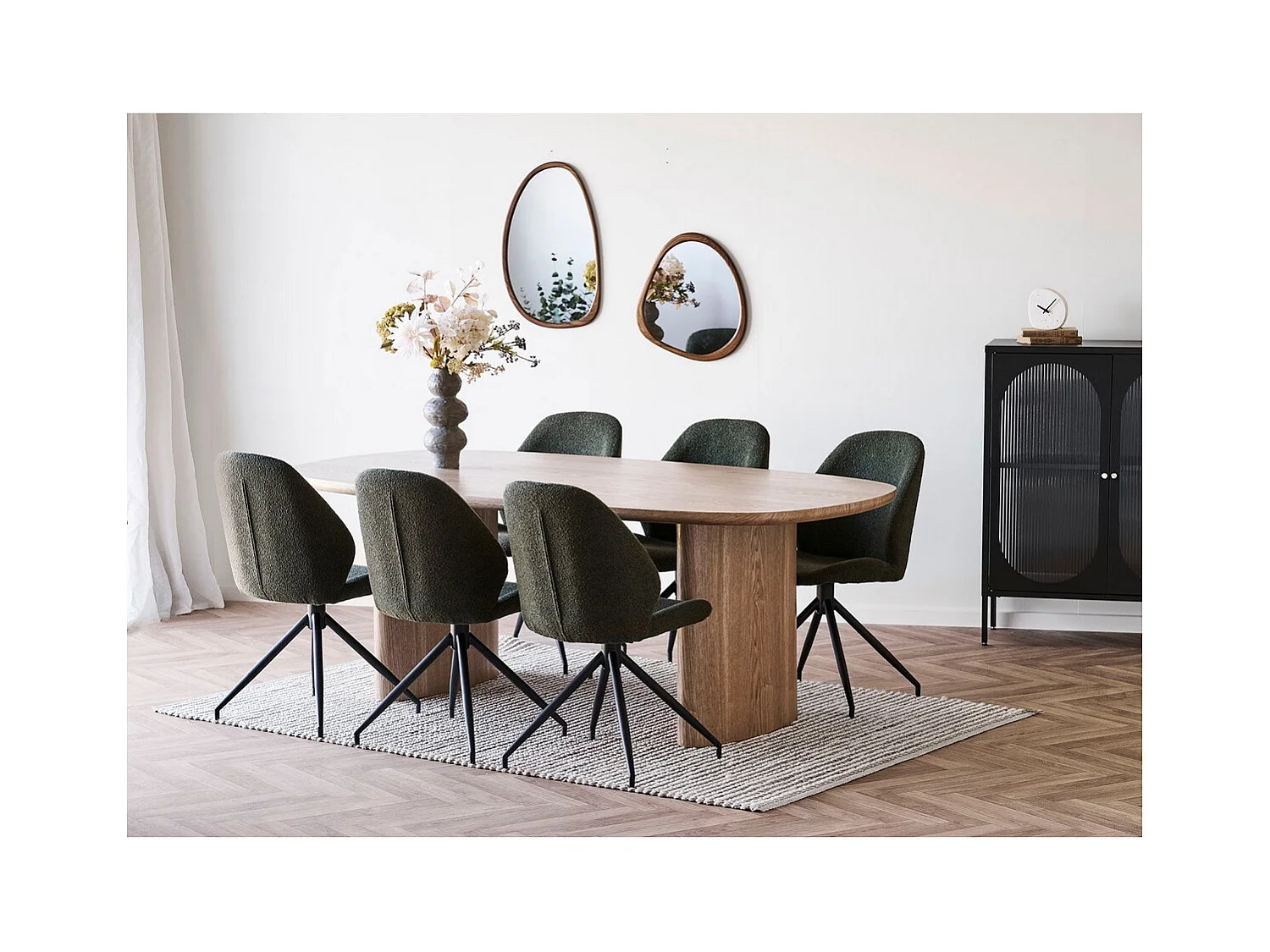 Miroir avec Cadre Luxon, Marron, 38,5x5x64,5 cm, Seven Design