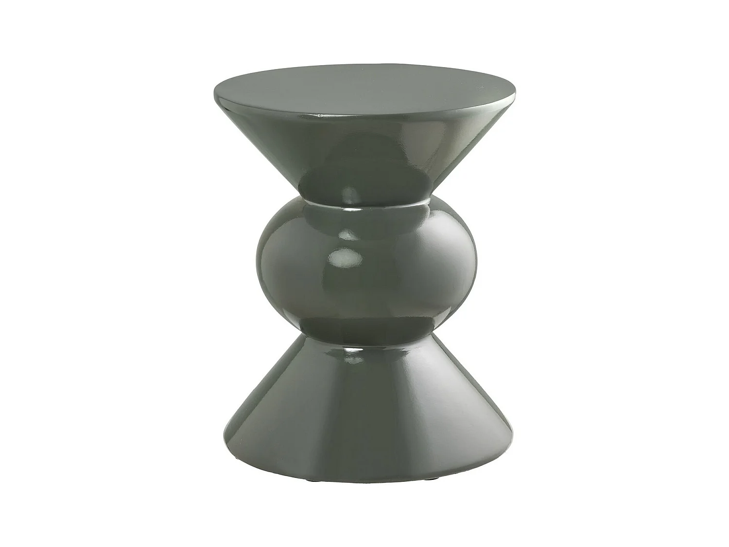 Table d'Appoint Rosolina, Vert, 34x34x41 cm, Seven Design