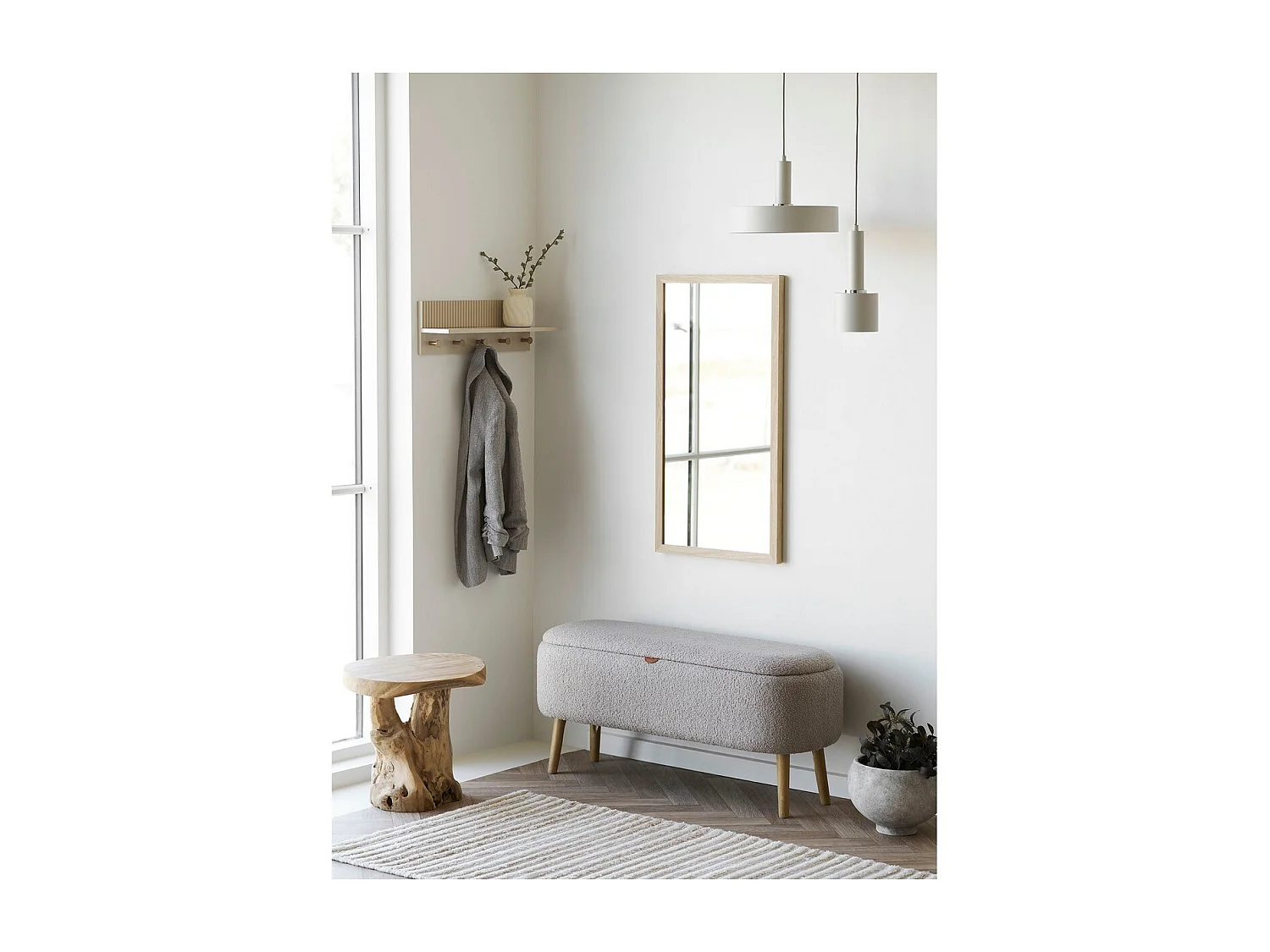 Stolik Kawowy Palena, Brązowy, 40x40x45 cm, Seven Design