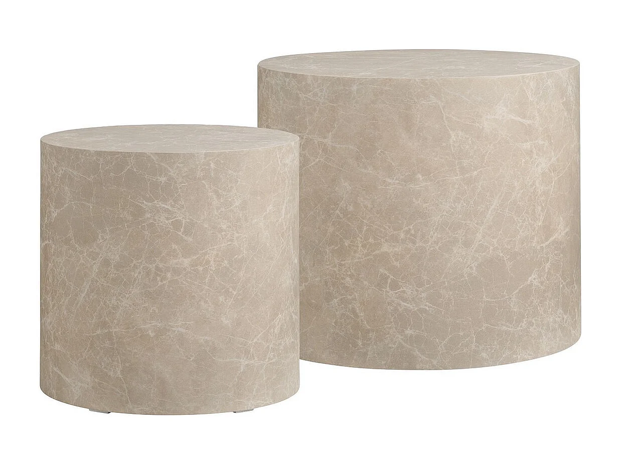 Stolik Kawowy Praga, Szary, 48x48x40 cm, Seven Design