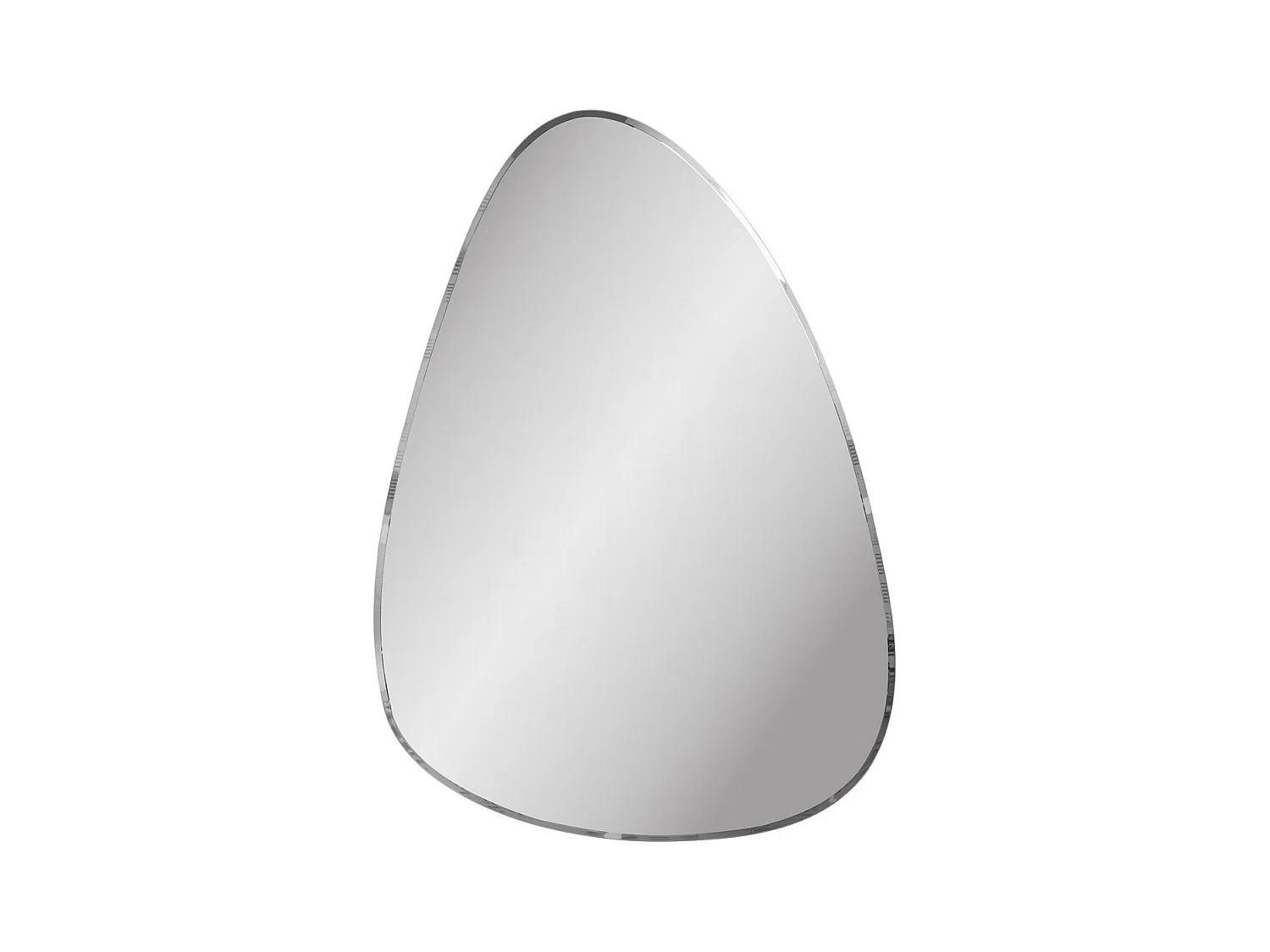 Miroir avec Cadre Devonport, Argent, 70x2x100 cm, Seven Design