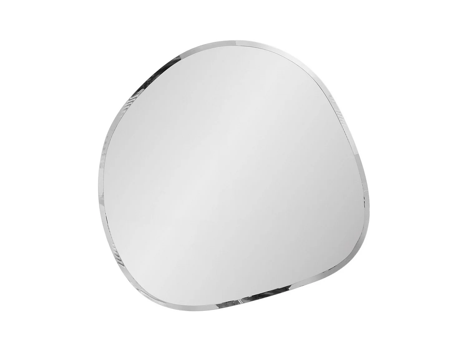 Miroir avec Cadre Devonport, Argent, 50x2x50 cm, Seven Design