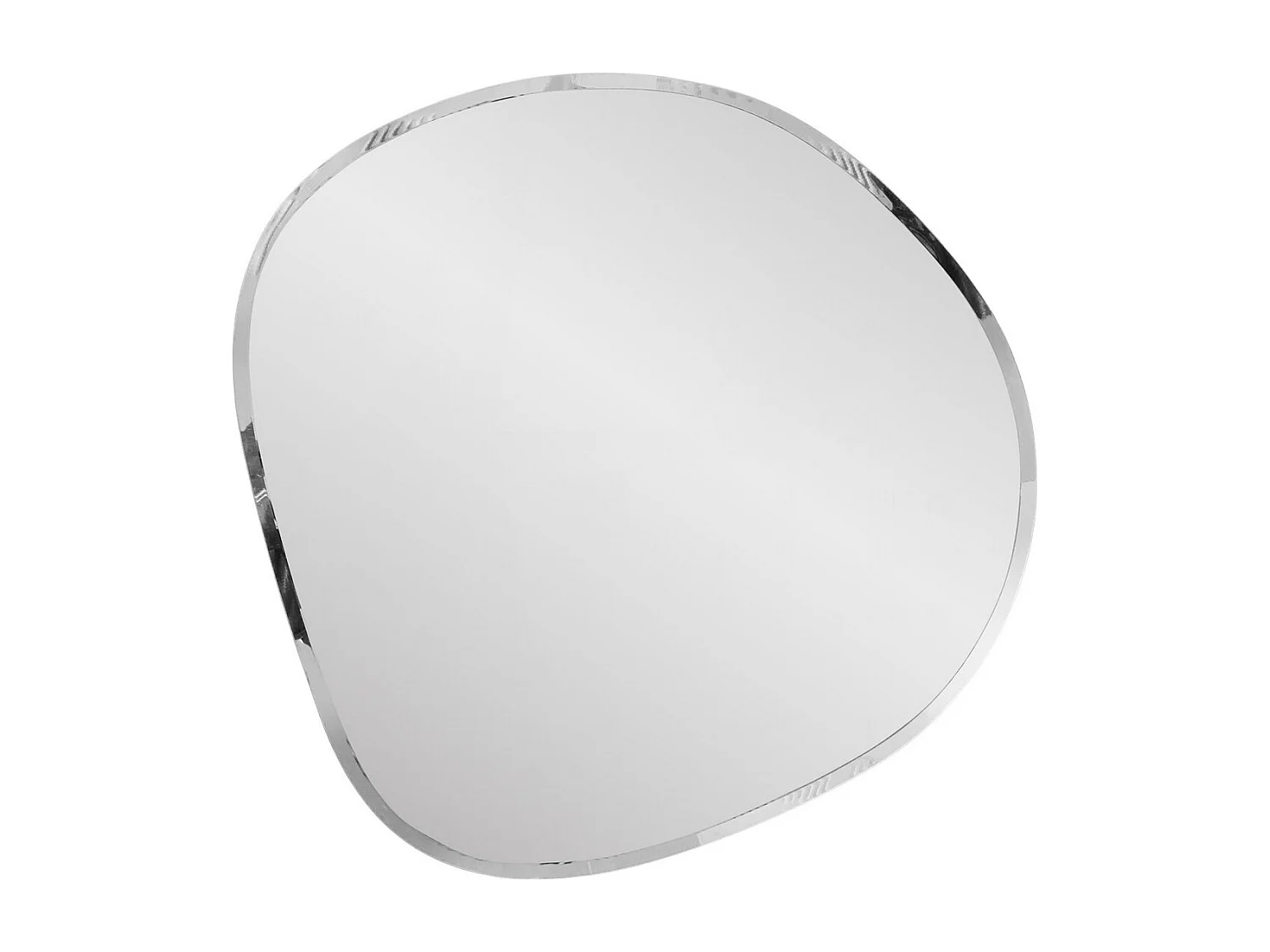 Lustro w Ramie Devonport, Srebrny, 50x2x50 cm, Seven Design