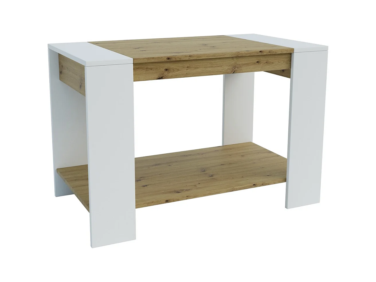 Table d'Appoint Rio, Marron, 90x60x50 cm, Seven Design