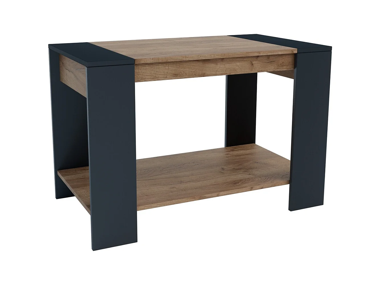 Table d'Appoint Rio, Marron, 90x60x50 cm, Seven Design