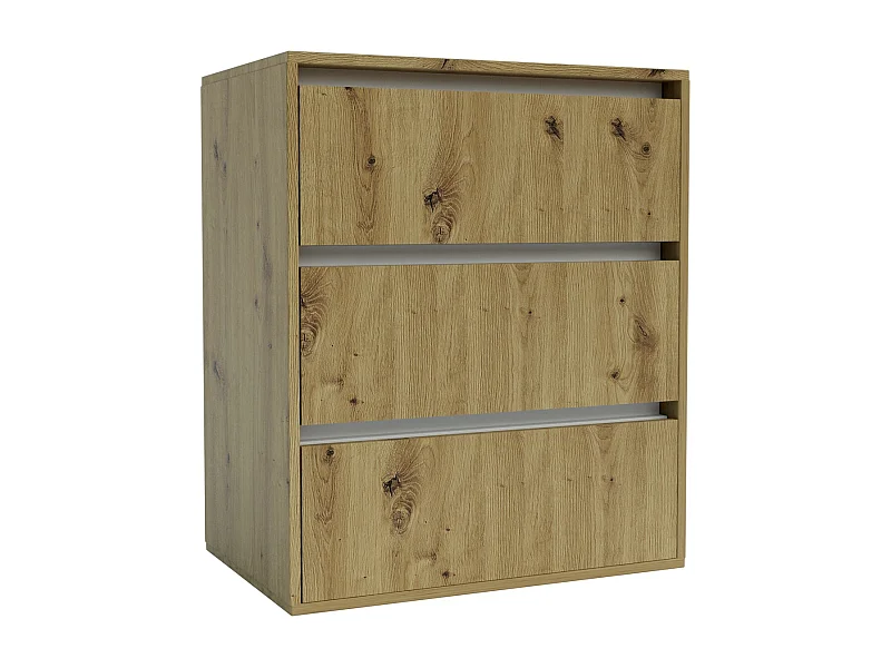 Komoda z Szufladami Idea, Brązowy, 75x48x16 cm, Seven Design