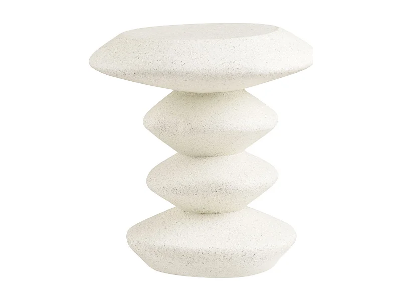 Stolik Kawowy Blackburn, Biały, 36x36x45,5 cm, Seven Design