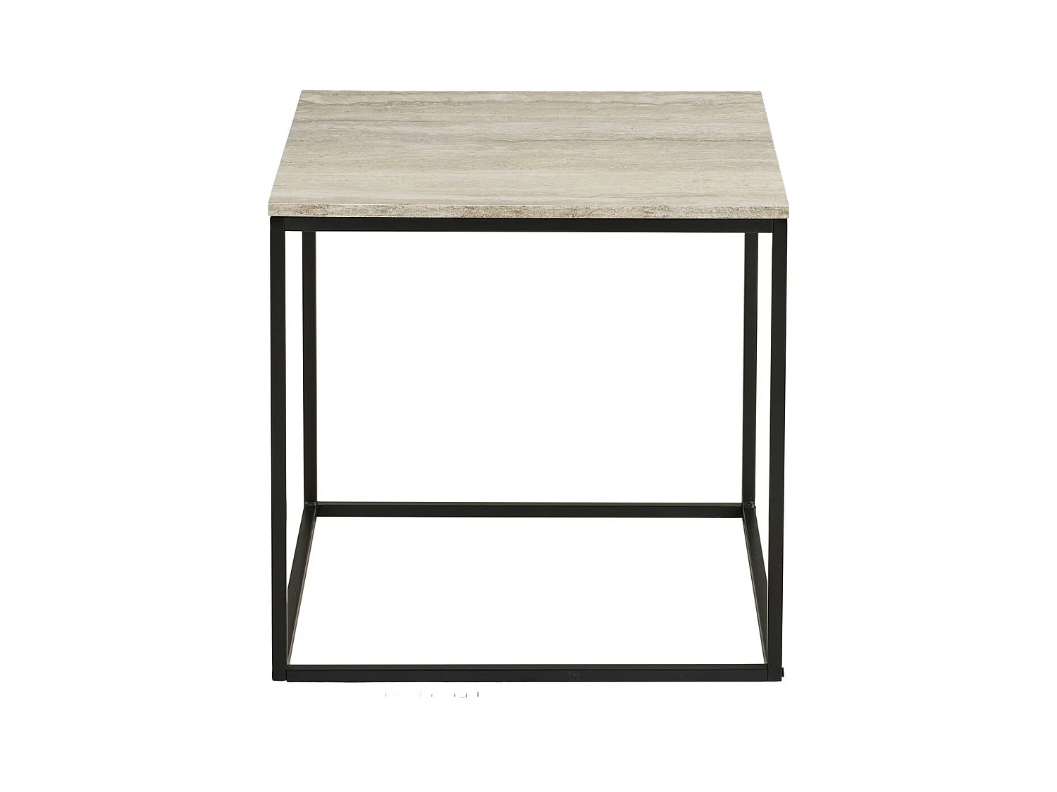 Table d'Appoint Vita, Beige, 45x45x45 cm, Seven Design