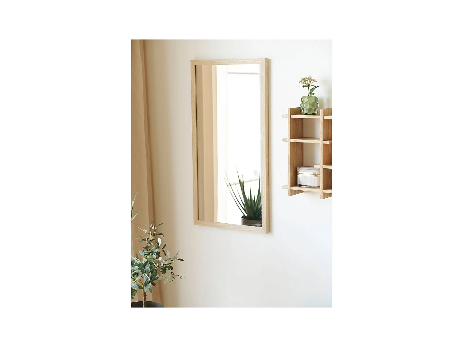 Miroir avec Cadre Scottsdale, Marron, 45x3x75 cm, Seven Design