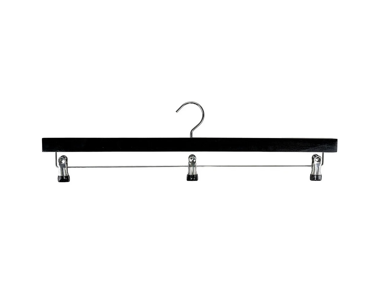 Kleerhanger Motella - Zwart - 2x61x10 cm - Epikasa